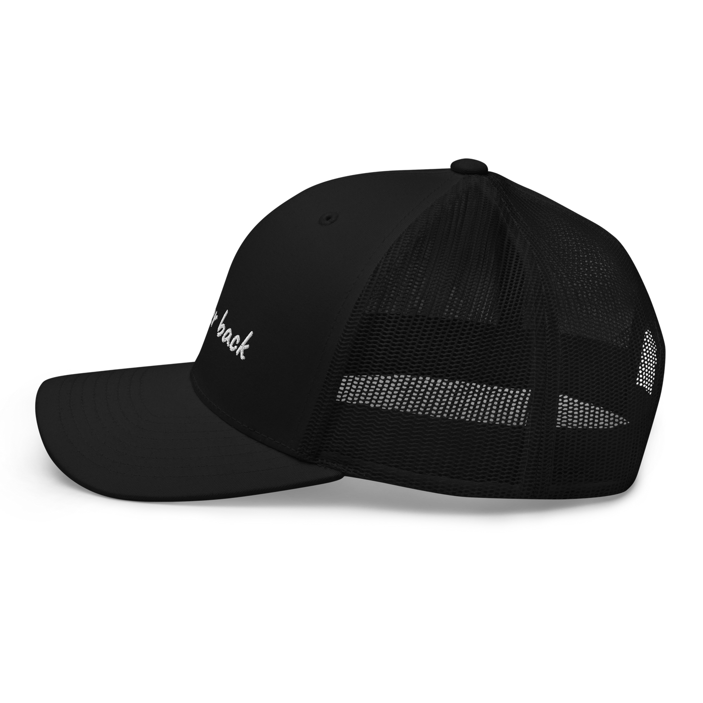 TEXT HER BACK TRUCKER HAT