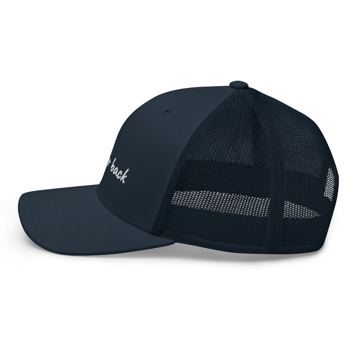 TEXT HER BACK TRUCKER HAT